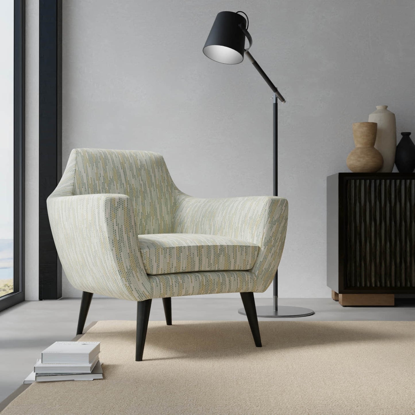 Amy Teal upholstered on a contemporary chair