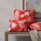 Cabos Papaya made up on pillows