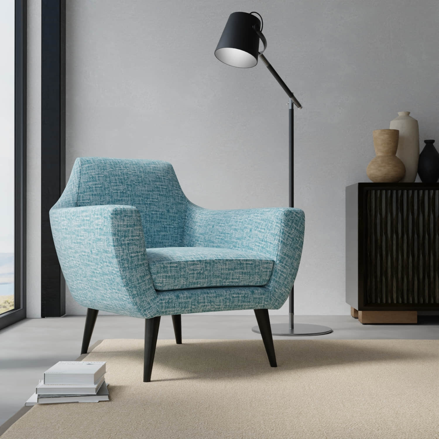 Callaway Aegean upholstered on a contemporary chair