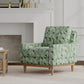 Camilla Jungle upholstered on a mid century modern chair