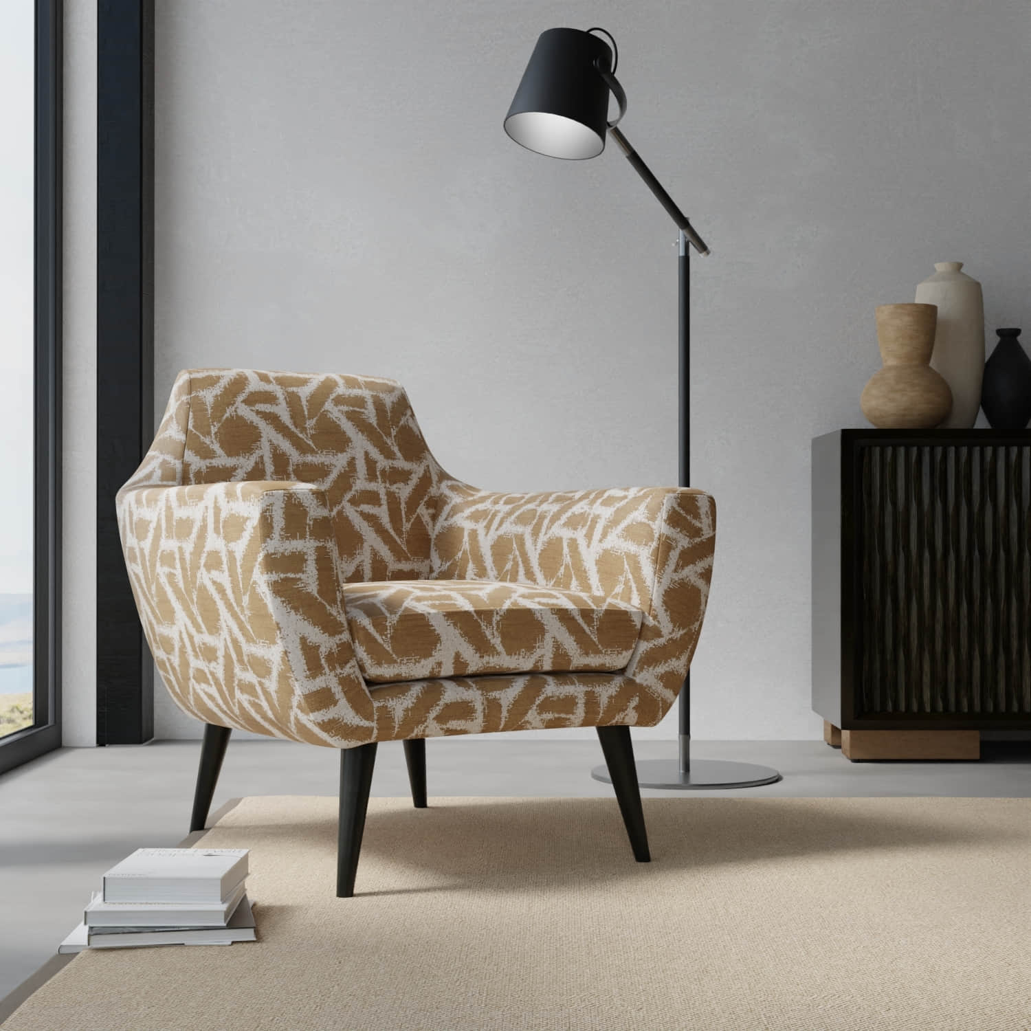 Charter Reed upholstered on a contemporary chair