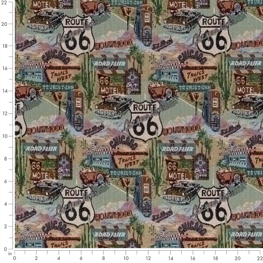 Classic Route 66 Ruler Image