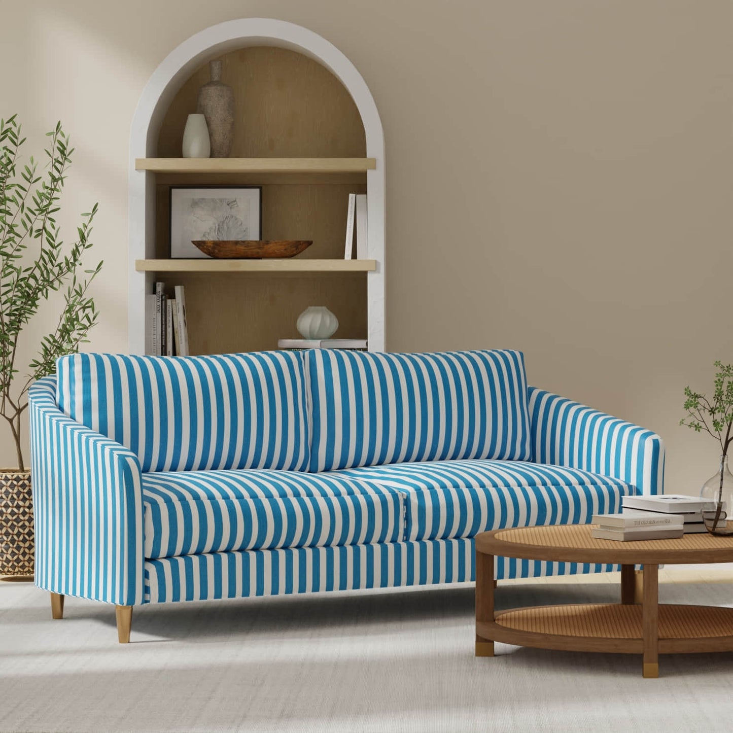 Enchant Atlantic upholstered on a couch