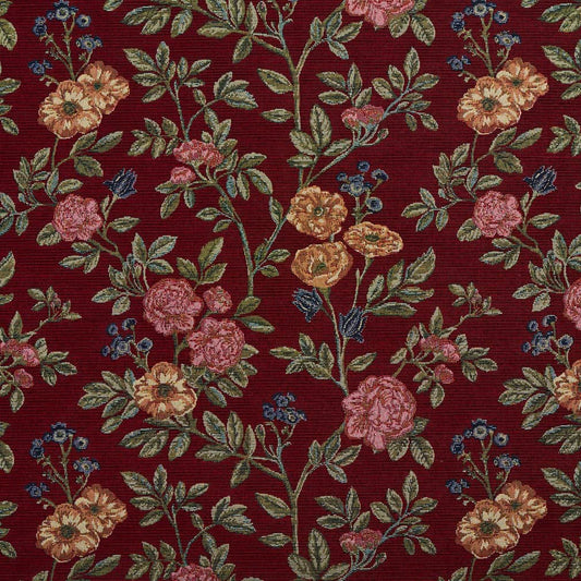 Faye Merlot Fabric