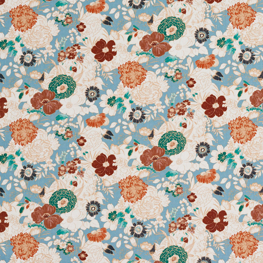 Garfield Bluestone Fabric