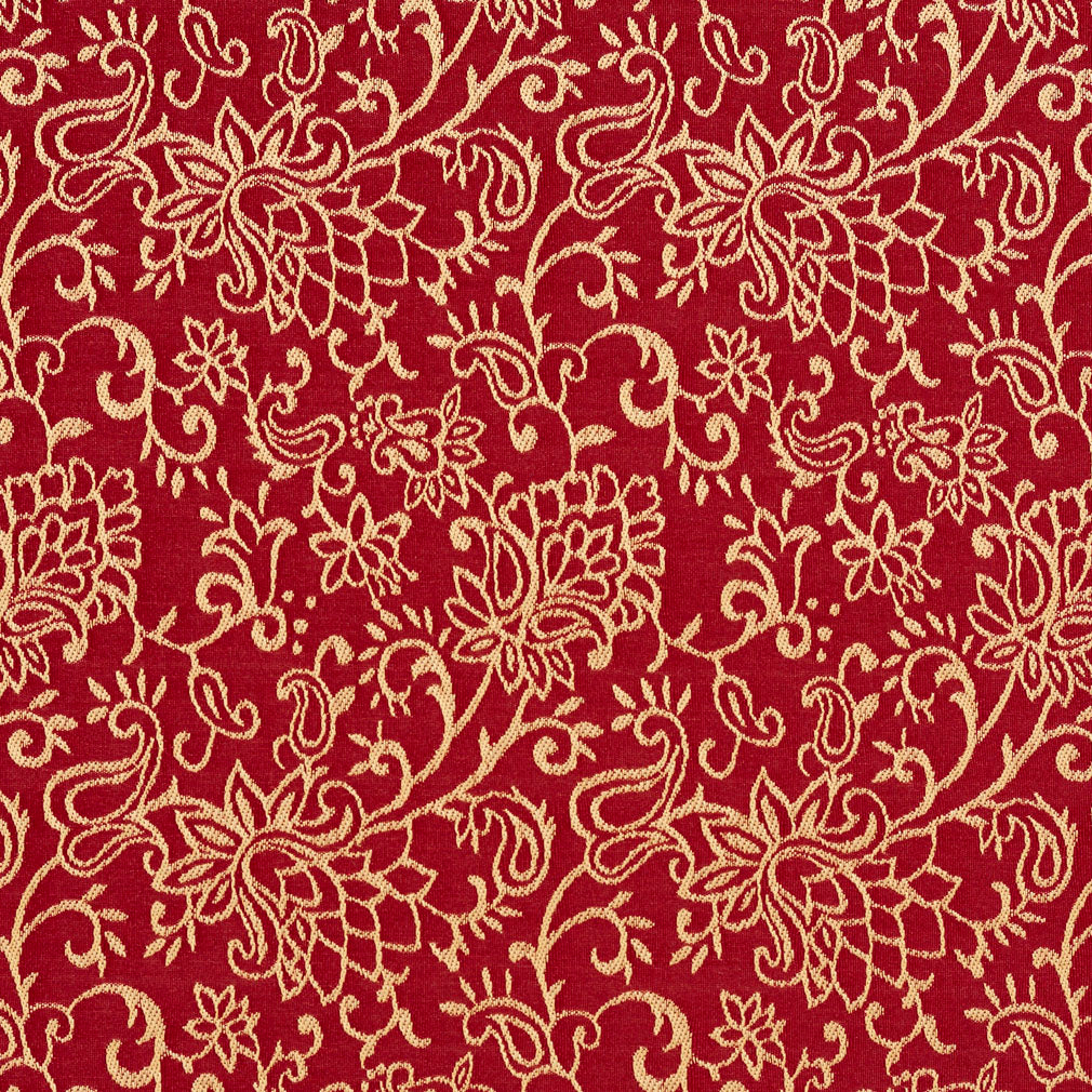 Serene Crimson Fabric