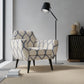 Peyton Stream upholstered on a contemporary chair