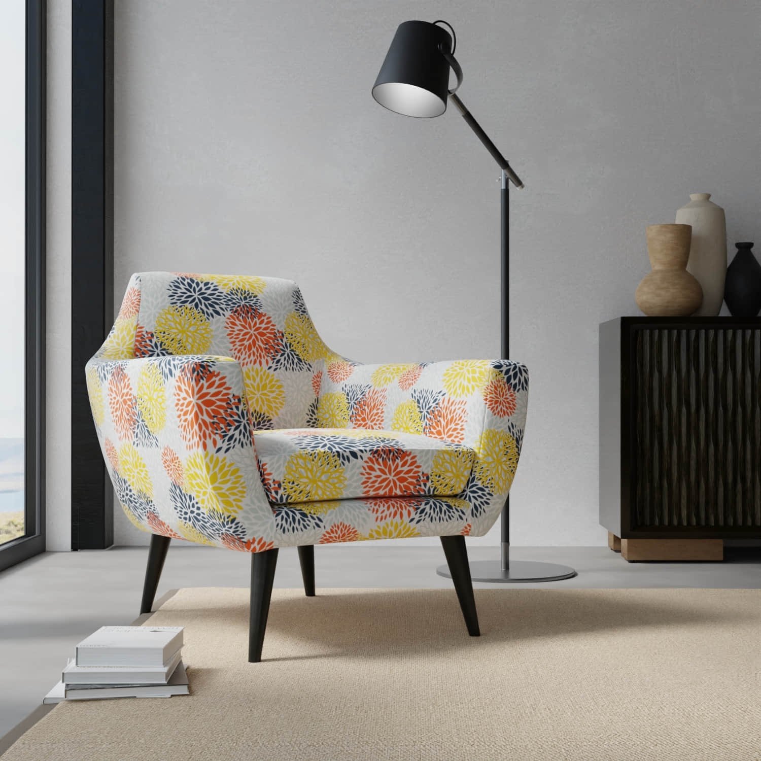 Philip Fiesta upholstered on a contemporary chair