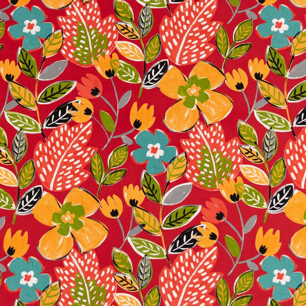 Zanzibar Poppy Fabric